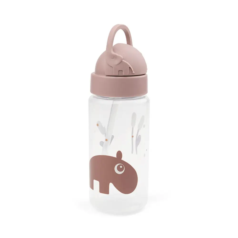 Done By Deer Flaska Med Sugrör 350 ml. - Ozzo Powder | Baby & Barn - Äta - Matlådor & vattenflaskor | BabyMode