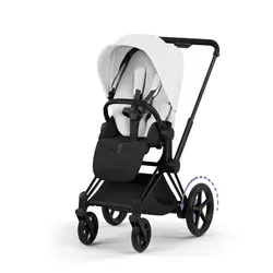 Cybex e-Priam Sittvagn - Style - Off White/Matt Black | Barnvagnar | BabyMode