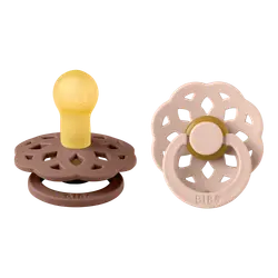 Napp Boheme 2-pack 0-6 mån - Woodchuck/Blush | Baby & Barn - Sköta - Nappar | BabyMode