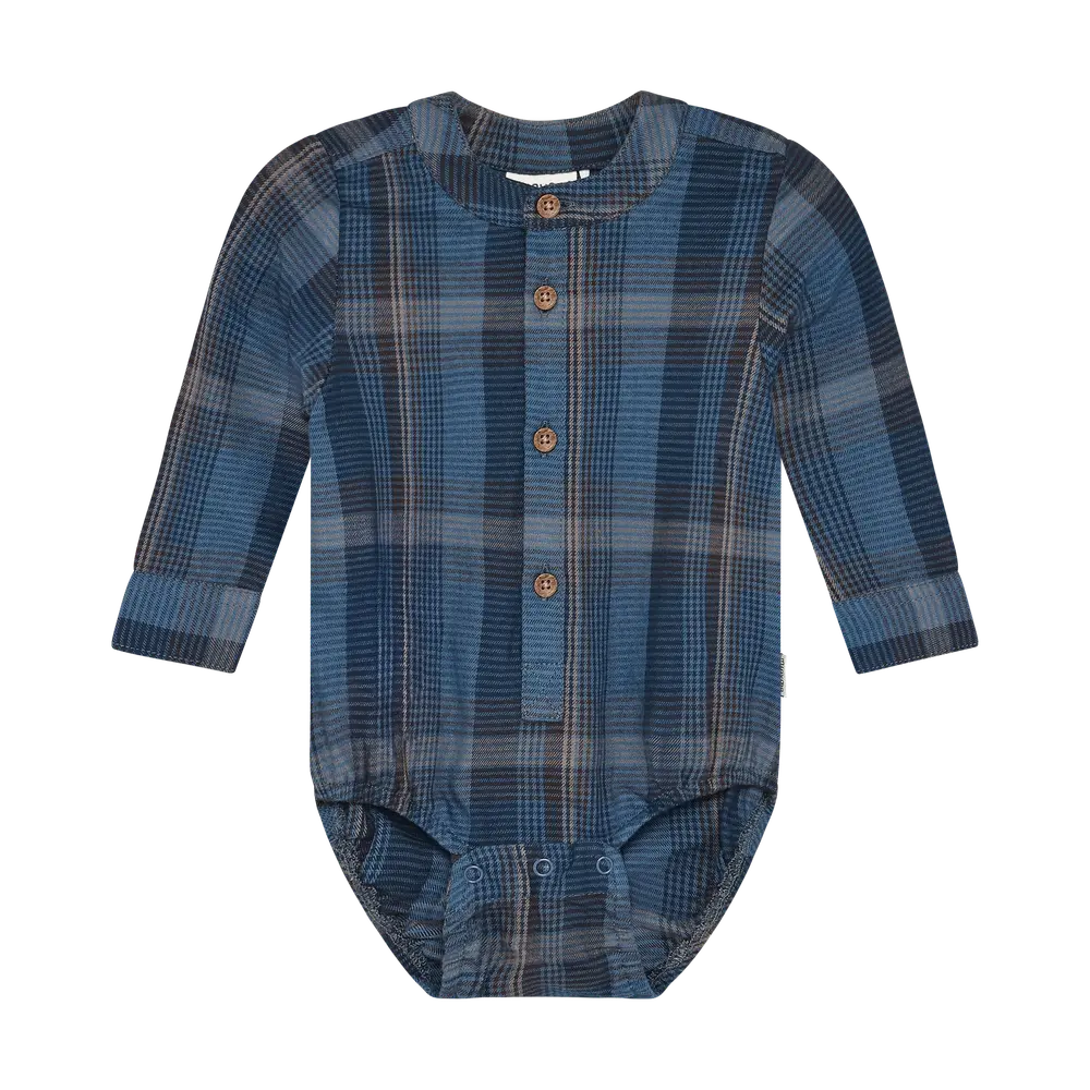 Minymo Långärmad Body - Midnight Navy - 50