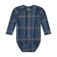Minymo Långärmad Body - Midnight Navy