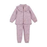 Termoset m. Volanger - Cloud Gray