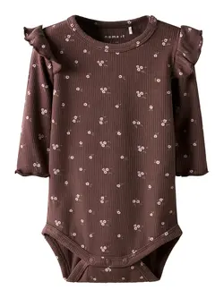 Soho Långärmad Body - Peppercorn | Kläder - Bodys & overaller - Långärmad body | BabyMode