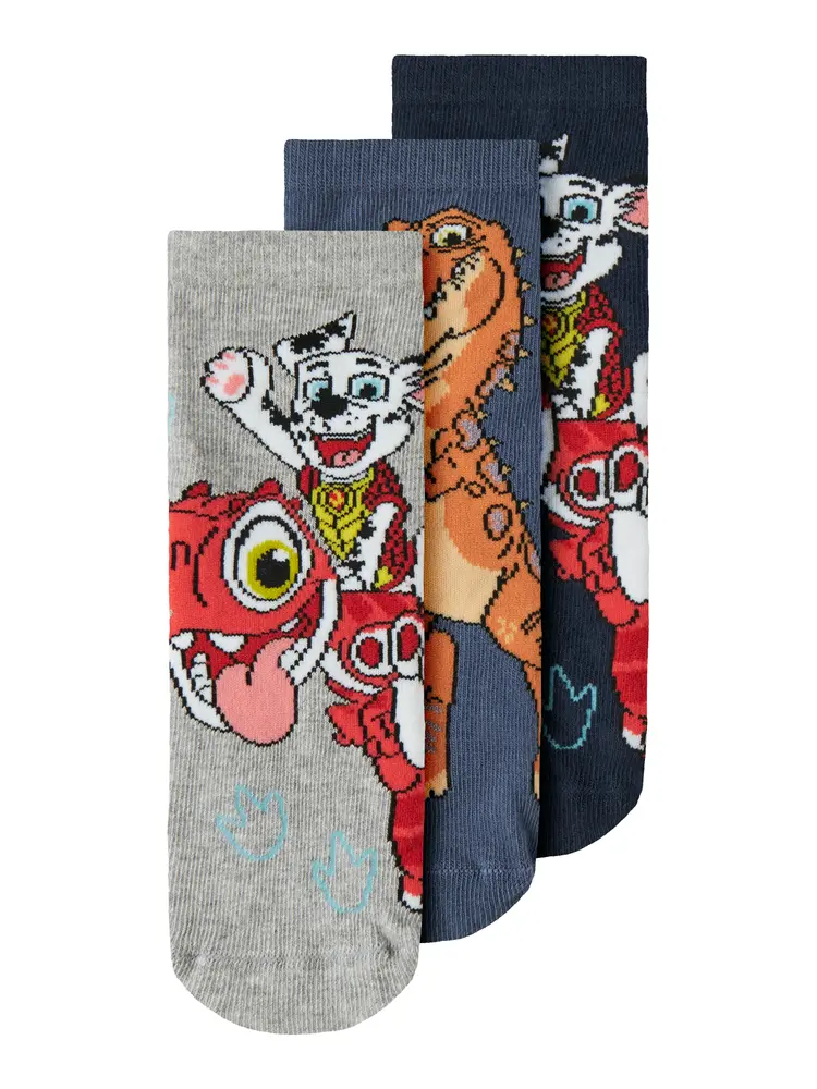 Name It Jannick Paw Strumpor 3-Pack - Navy Blazer - 31/33
