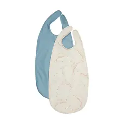 Lång Haklapp 2-pack - Amber Brown | Baby & Barn - Äta - Haklappar | BabyMode