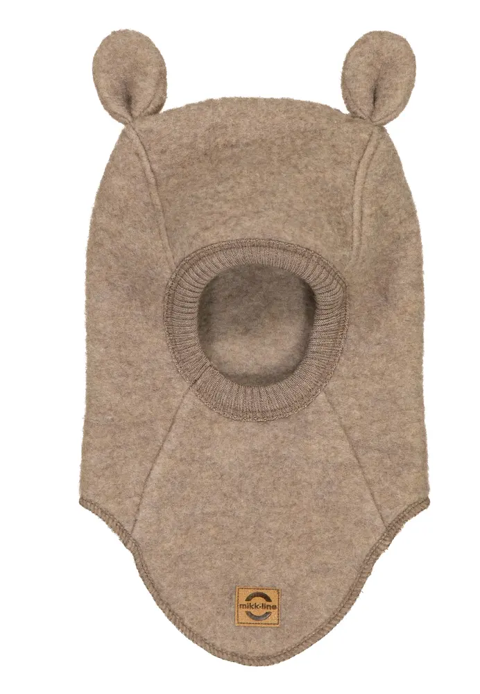 Balaclava Ull med Öron - Melange Denver - 50/56