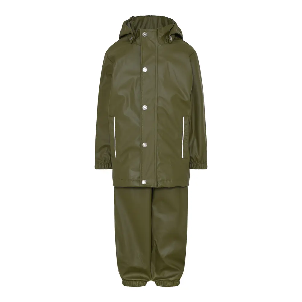 Regnset Solid - Ivy Green - 80 | Barnkläder - Ytterplagg - Regnkläder | BabyMode