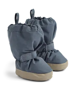 Överdragsfötter - Greyblue | Kläder - Mössor, vantar och tossor - Överdragstossor | BabyMode