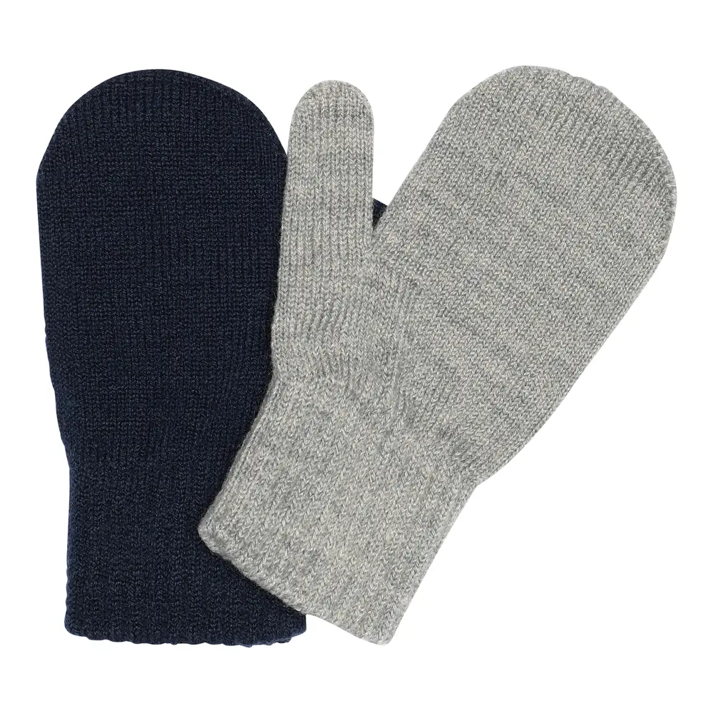 Comfy vantar 2-pack - Mix Light Grey Mel Blue - 0-1 ÅR