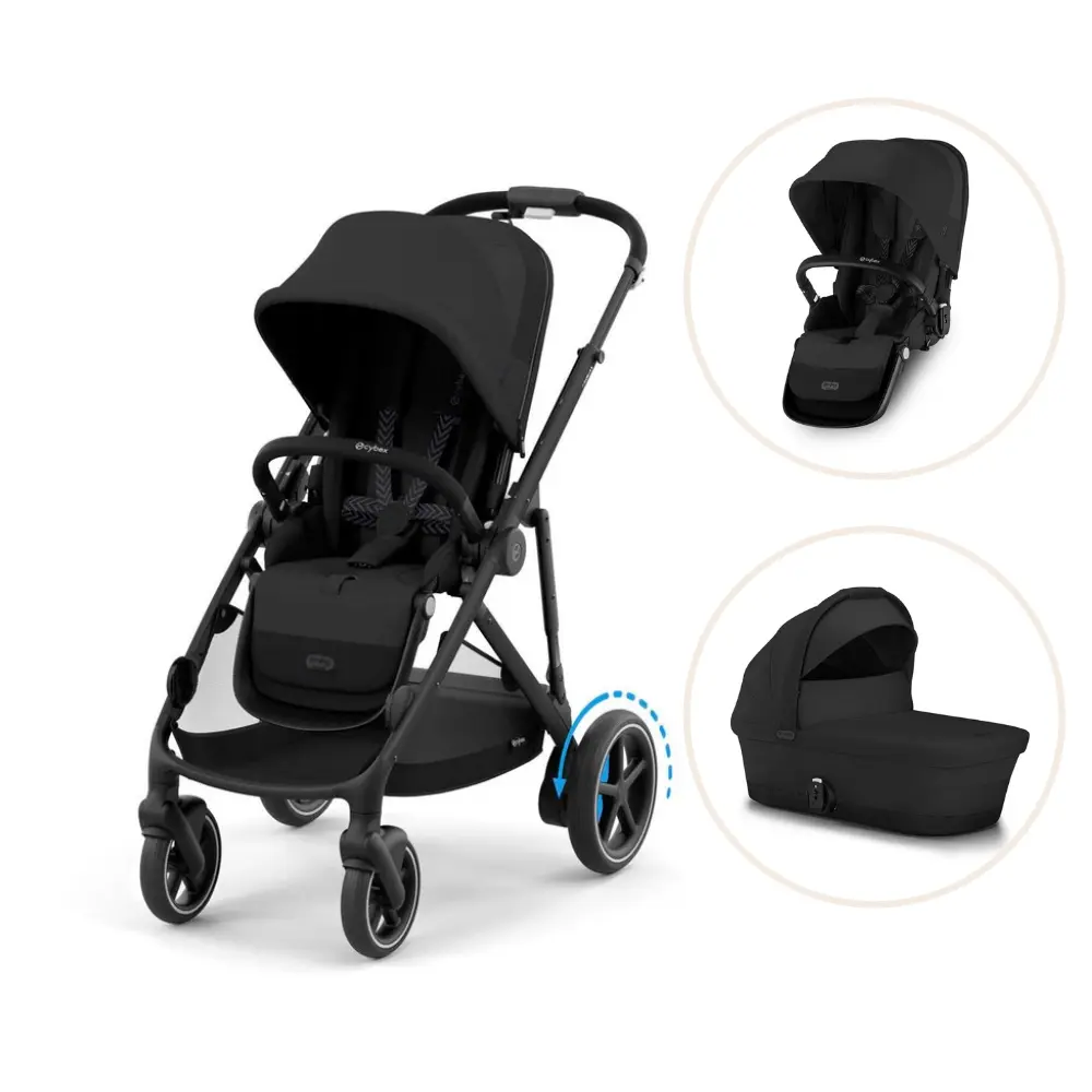 Cybex e-Gazelle S Sittvagn Moon Black