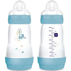 Nappflaska Easy Start Anti-Colic 260 ml 2-pack - Blå | Baby & Barn - Äta - Nappflaskor | BabyMode