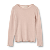 Alli Ull T-shirt Långärmad - Pale lilac