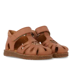 Begynder sandal med glitterhjerte - 4118 | Skor - Lära-gå-skor & prewalkers - Sandaler för nybörjare | BabyMode