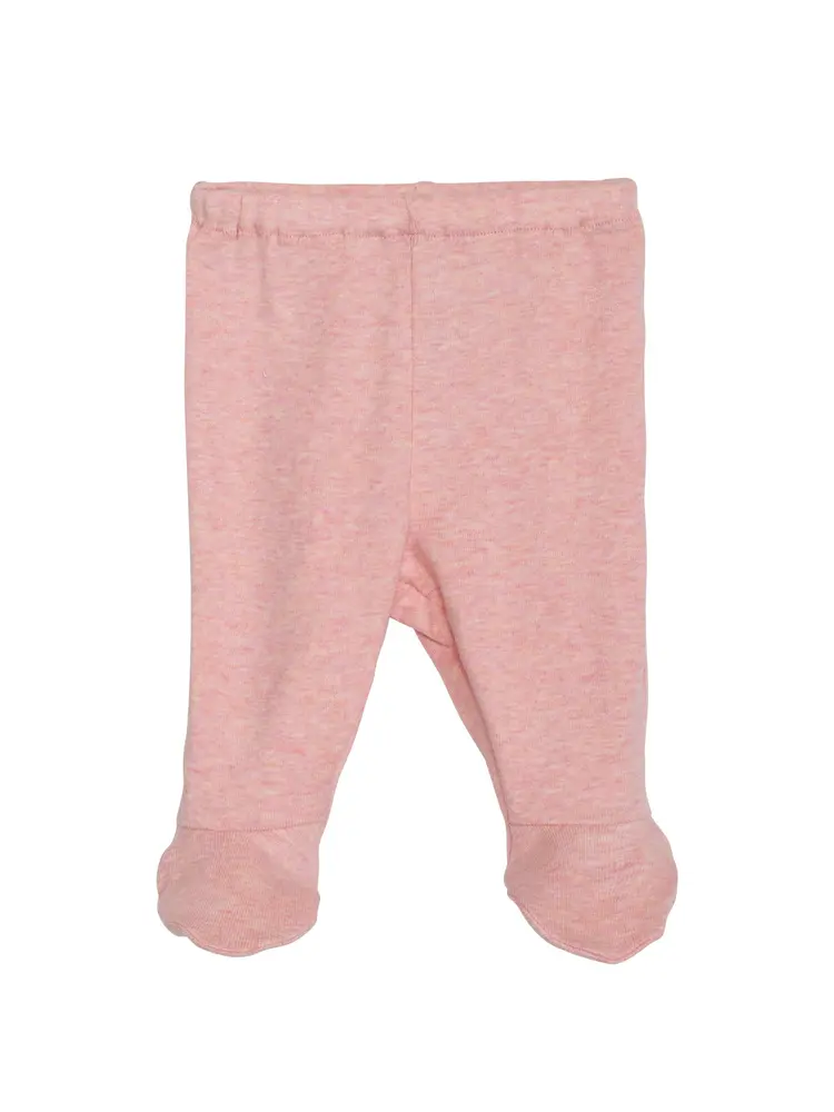 Byxor m. Fot - Pink - 62 CM | Barnkläder - Underdelar - Byxor | BabyMode