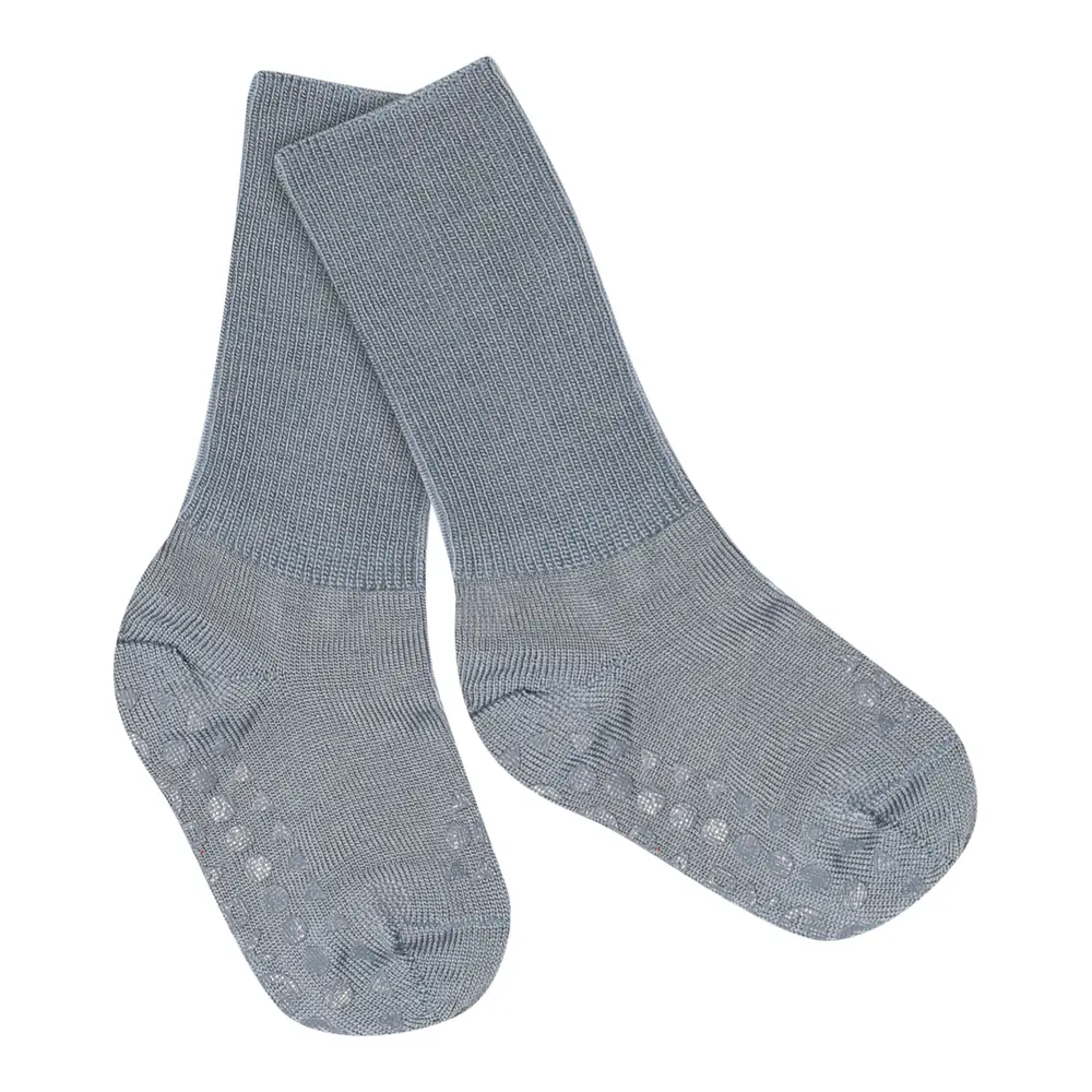 Halkstrumpor Merinoull - Stone Blue - 23/26