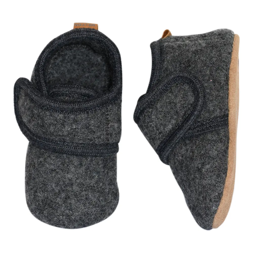 Ulltofflor - Antracite - 16/19 | Barnskor - Inneskor & tofflor - Ulltofflor | BabyMode