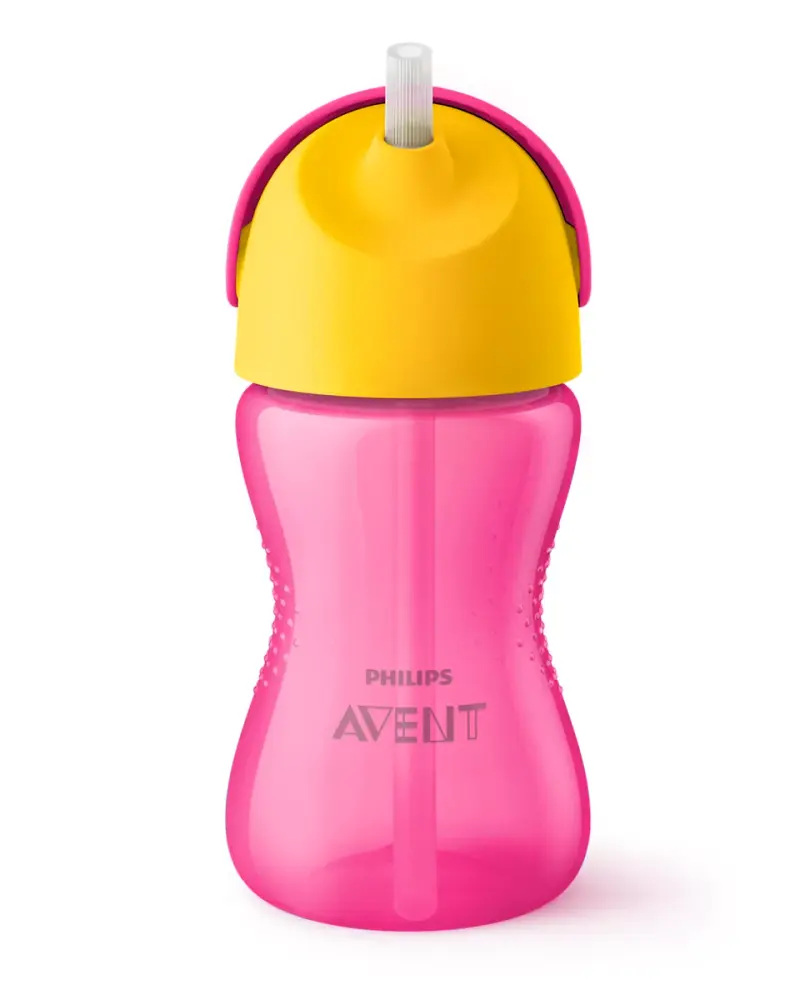 Sugrörsmugg 300 ml - Rosa | Baby & Barn - Äta - Matlådor & vattenflaskor | BabyMode