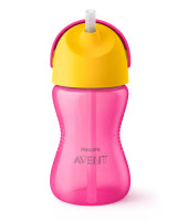 Sugrörsmugg 300 ml - Rosa