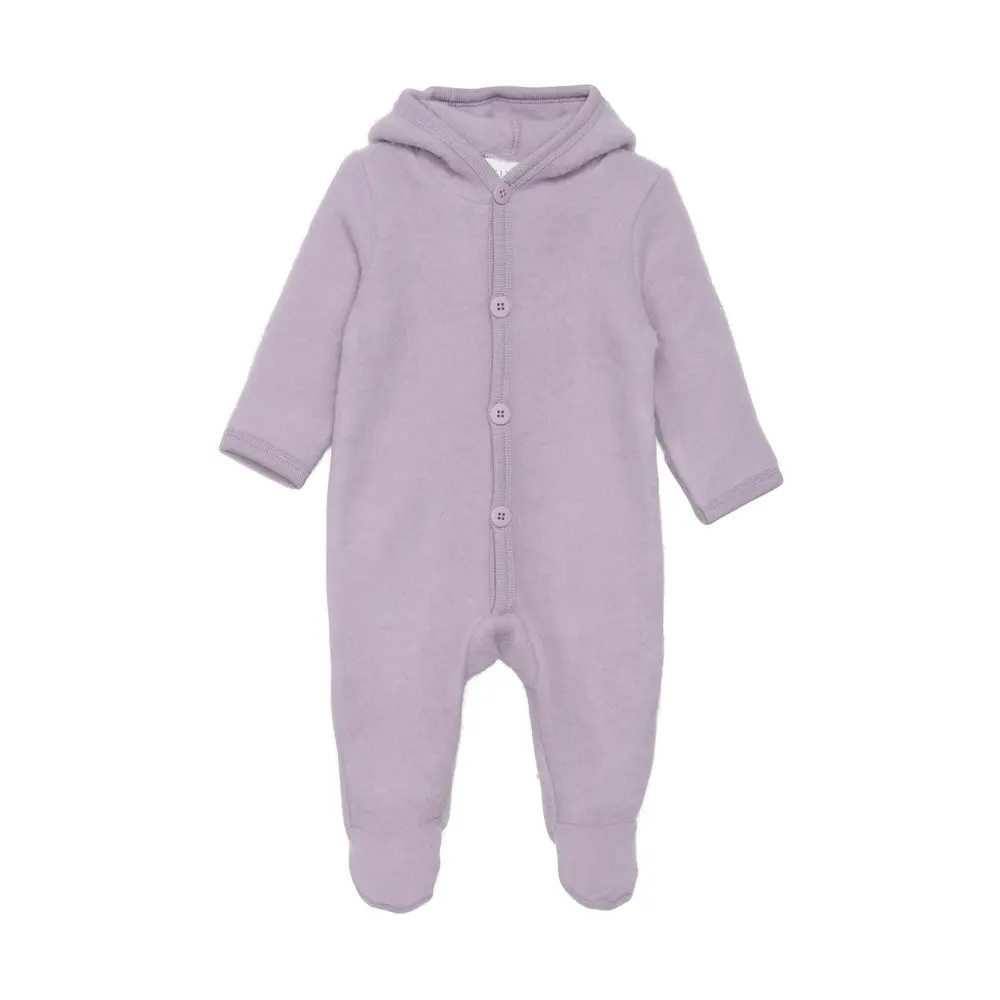 Babyoverall Hush Ull - Rose Taupe - 74 | Barnkläder - Ull - Ulloveraller | BabyMode