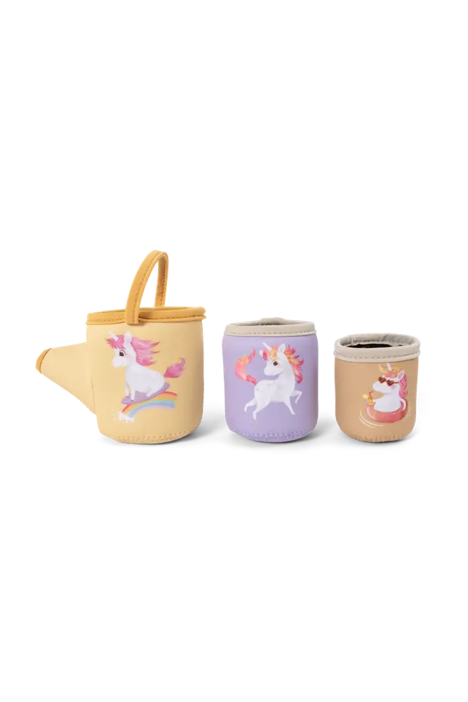 Filibabba Neopren Badleksak - Unicorn-Koppar | Leksaker - Vattenlek - Vattenleksaker | BabyMode
