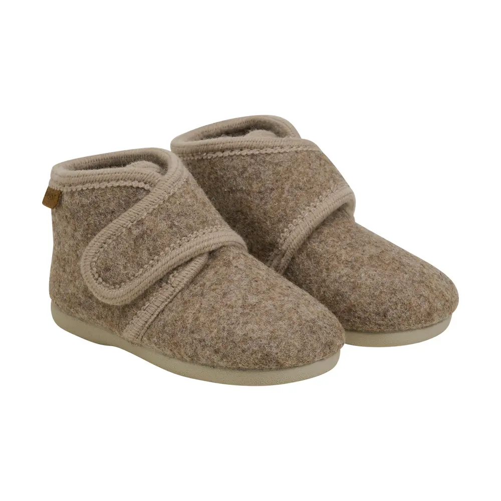 Ulltofflor - Walnut Melange - 30 | Barnskor - Inneskor & tofflor - Ulltofflor | BabyMode