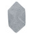 Babyhandduk med huva, 100x100 cm - Jasmin blue