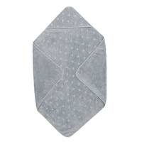 Babyhandduk med huva, 100x100 cm - Jasmin blue