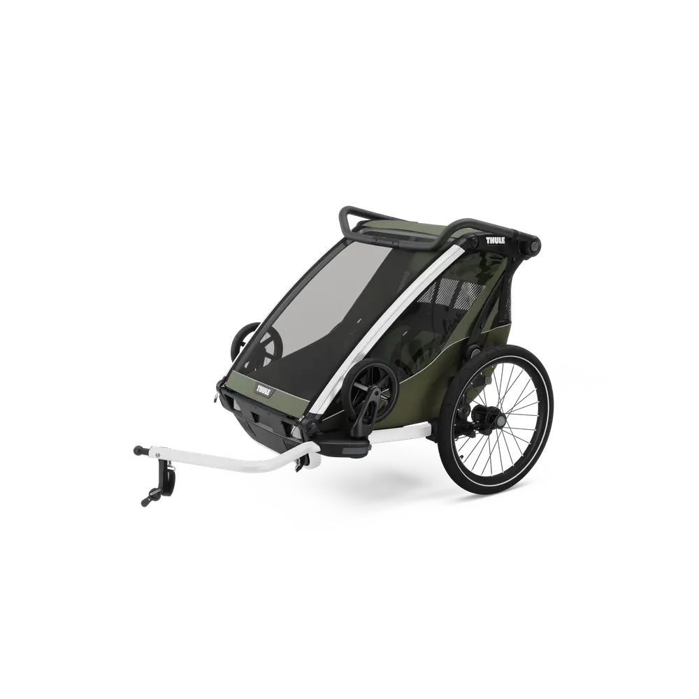 Thule Chariot Lite Double Cykelvagn - Vintage Green | Barnvagnar - Cykelvagnar - Cykelvagn | BabyMode