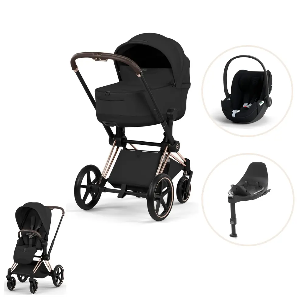 Cybex Priam Style Sittvagn - Peach Pink/Rosegold