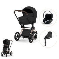 Cybex Priam Style Barnvagn inkl. Cloud T Plus & Bas T - Sepia Black/Matt Black