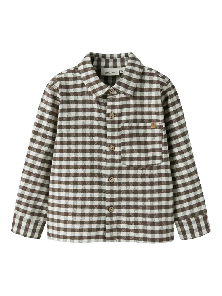 Lil' Atelier Noki Skjorta - Teak - 122/128