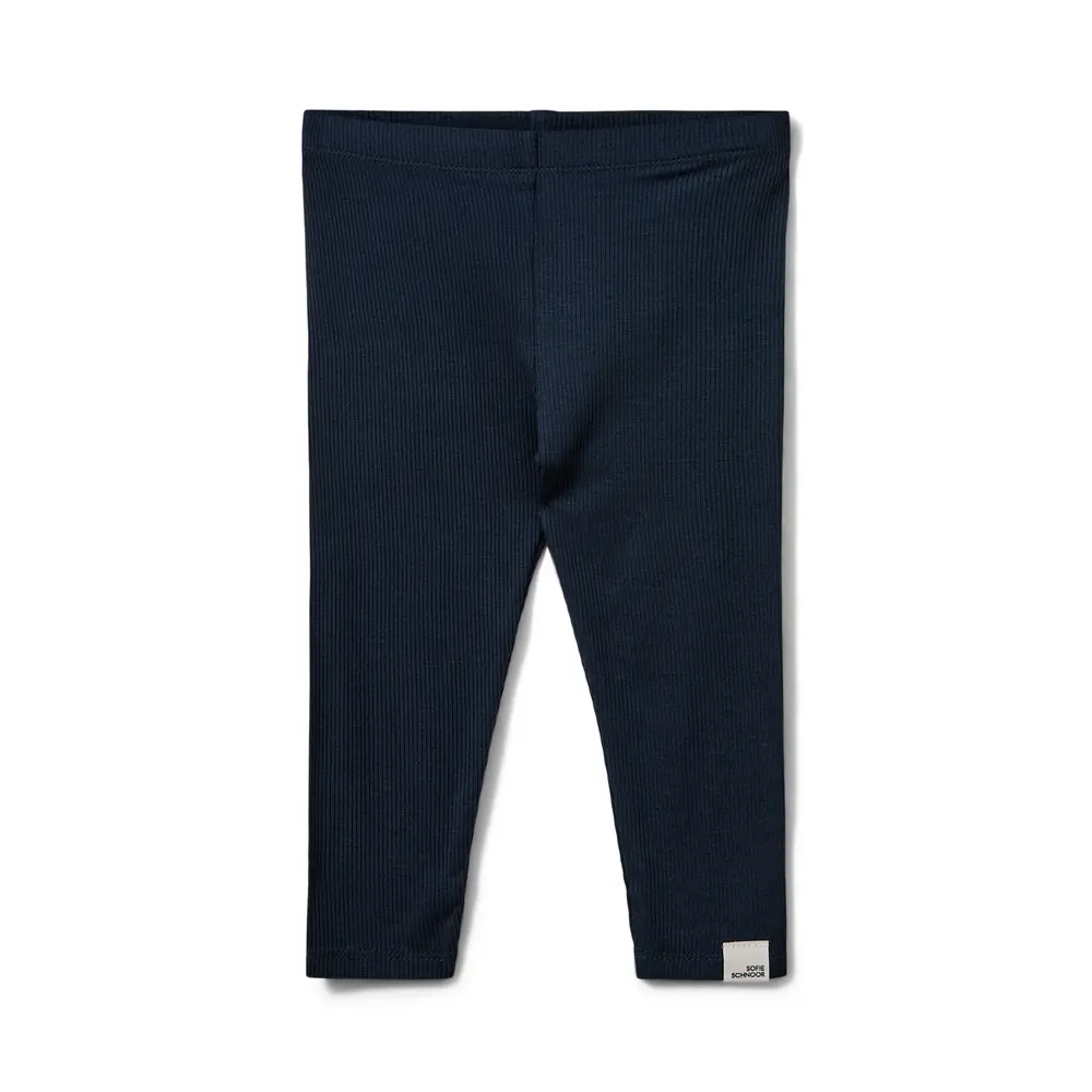 Naline Leggings - Navy Blue - 62 | Barnkläder - Underdelar - Leggings | BabyMode