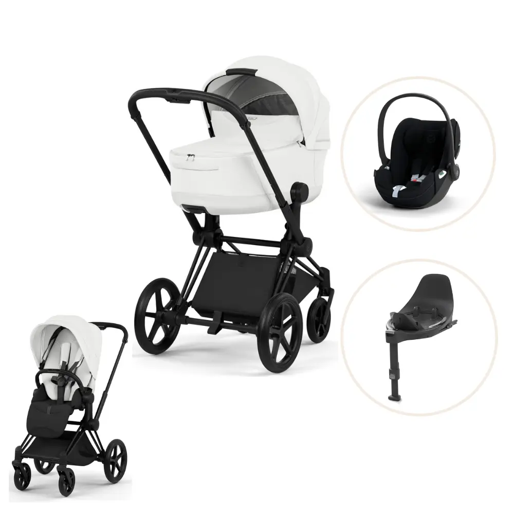 Cybex Priam Style Sittvagn - Peach Pink/Matt Black
