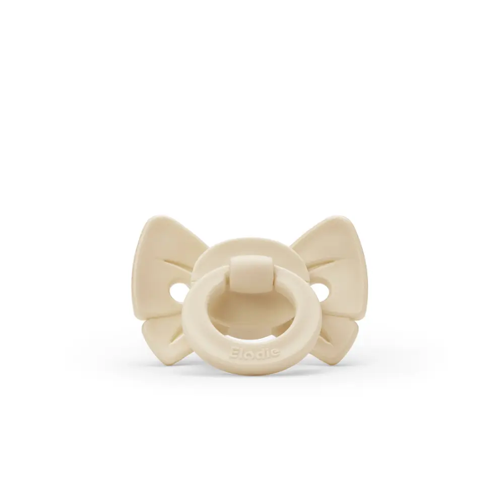 Binky Bow Napp - Oat White | Baby & Barn - Sköta - Nappar | BabyMode