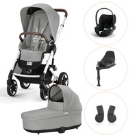 Talos S Lux Duovagn Stone Grey + Cloud T + Basenhet T + Adapter