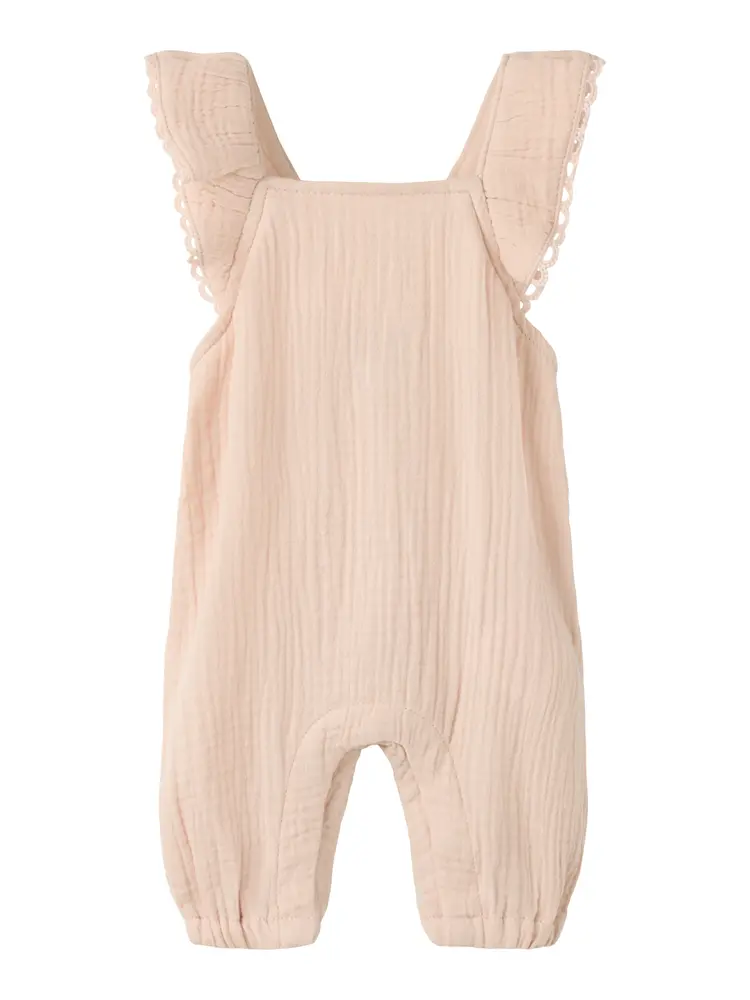 Fulina Hängselbyxor - Peach Whip - 56 | Barnkläder - Underdelar - Hängsel & jumpsuits | BabyMode