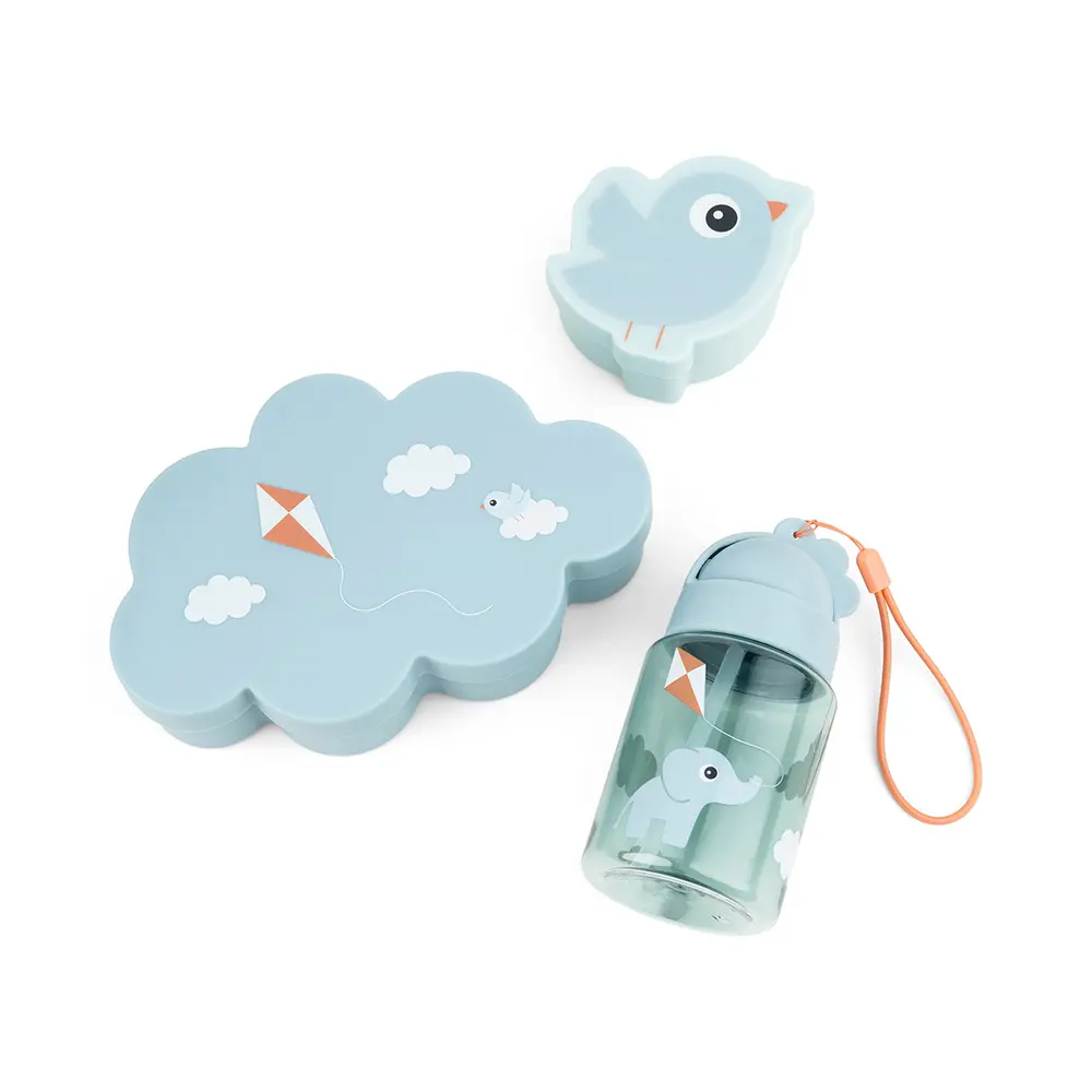Snackbox 3-pack Playground - Blue | Baby & Barn - Äta - Matlådor & vattenflaskor | BabyMode
