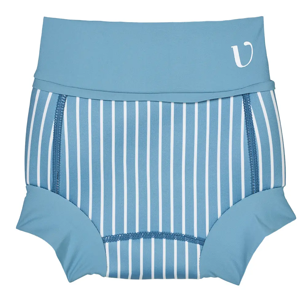 Badblöja neopren - Striped - Blue Shadow - 6-12 MDR. | Barnkläder - Badkläder - Badblöjor | BabyMode