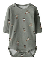 Tusher Långärmad Body - Shadow