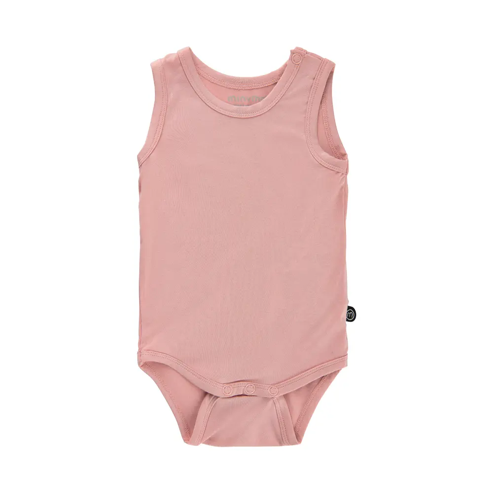 Body utan ärmar - Misty Rose - 80 | Barnkläder - Bodys & overaller - Body utan ärmar | BabyMode
