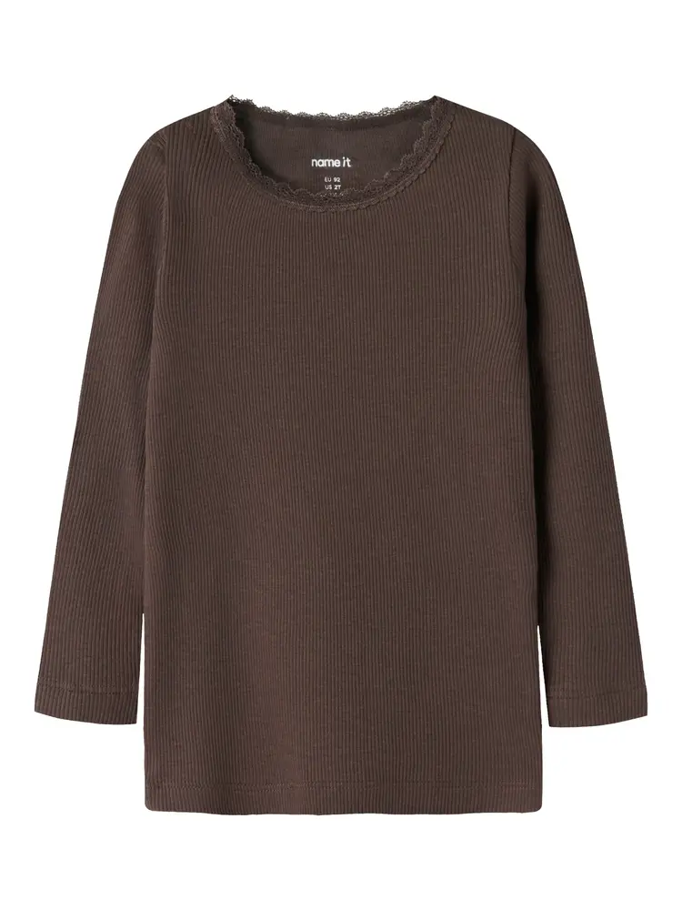 Name It Kab Långärmad Topp - French Roast - 98