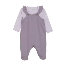 Set med Body & Sparkdräkt - Purple Ash | Kläder - Bodys & overaller - Jumpsuit med fot | BabyMode