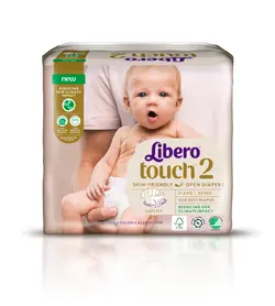 Touch Str. 2 (3-6 kg.) - 32 st | Baby & Barn - Sköta - Blöjor & våtservetter | BabyMode