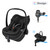 Maxi-Cosi Pebble Slide Pro Babyskydd Inkl. Familyfix Slide Pro Bas - Onyx Black