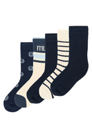 MiniPop Mac Bamboo Strumpor 5-Pack - Navy
