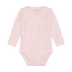 Långärmad Wrap Rib Body - Potpourri | Kläder - Bodys & overaller - Omlottbody | BabyMode