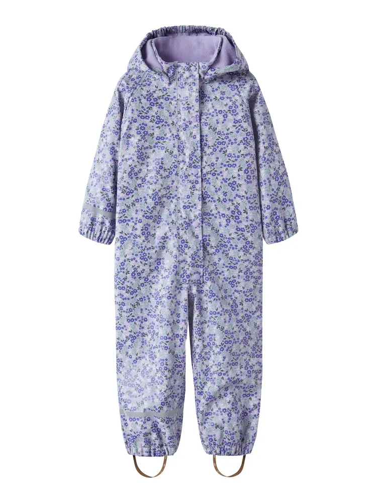 Name It Regnoverall m. Fleece - Lavender - 86