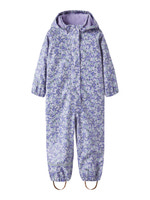 Name It Regnoverall m. Fleece - Lavender