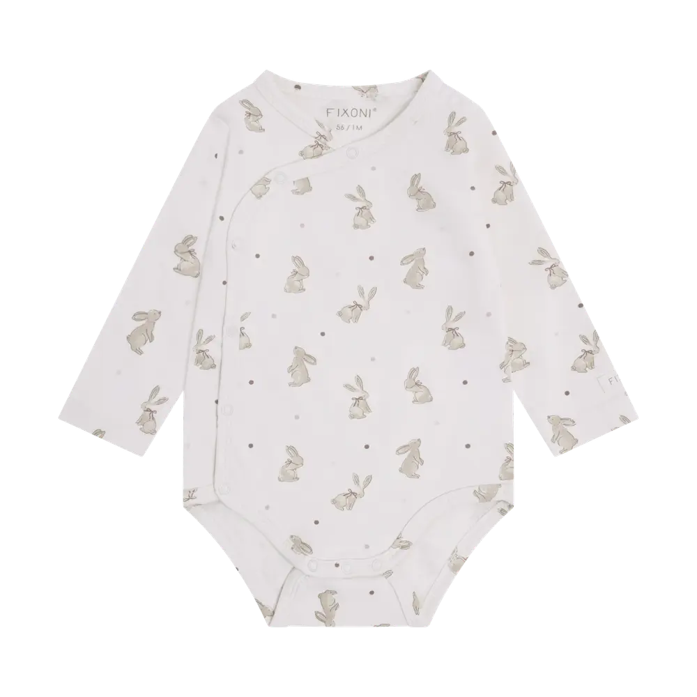 Fixoni Långärmad Wrap Body - Pale Lilac - 44