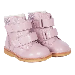 Tex-Stövlar med Glitter & Velcro - Mauve | Skor - Stövlar - Vinterkängor | BabyMode